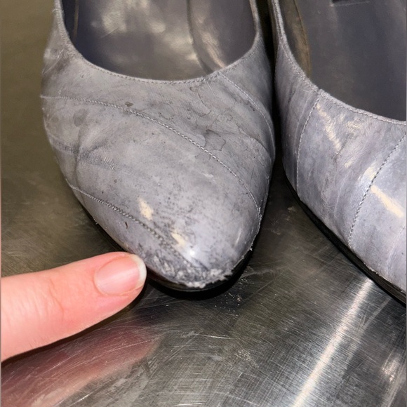 Genuine Eel Skin Heels women’s size 10 - Picture 2 of 10